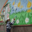 Kresba na budov� �kolky ve spolupr�ci s p. Szopovou