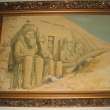 Egypt- Ramess II - Akryl+ olej+ p�sek (troj�rov�ov�)
